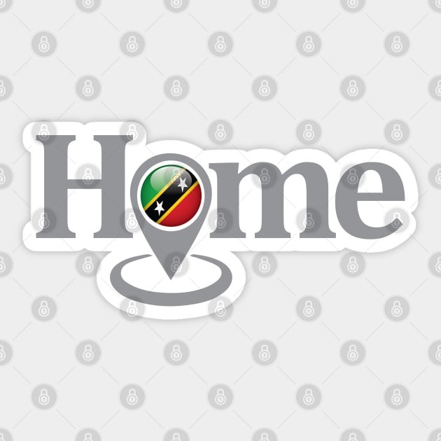 St Kitts and Nevis My Home with Google Maps Locate Icon Sticker by IslandConcepts